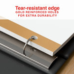 Staples Write & Erase Paper Dividers, White, 5-Tabs (ST63056)