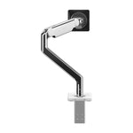 Humanscale M2.1 Adjustable Single Monitor Arm, Polished Aluminum (M21TBW)