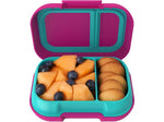 bentgo Kids Snack Container, Fuchsia/Teal, 12 oz. (BGKDSNK-F)