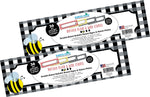 Barker Creek Buffalo Plaid School Name Plates, 12" x 3.5", 72/Set (BC3809)