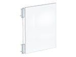 Azar Sign Holder, 11.75" x 17", Vertical, Wall Mounted, Clear, Acrylic, 10/Pack (103308)