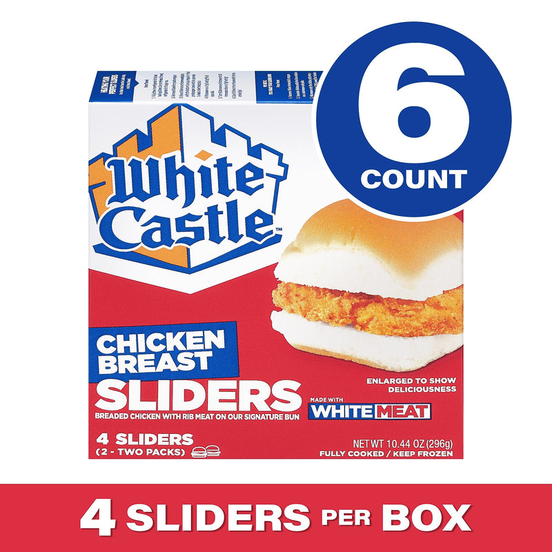 White Castle Individually Wrapped Chicken Slider, 10.44 oz, 24/Pack (220-02478)