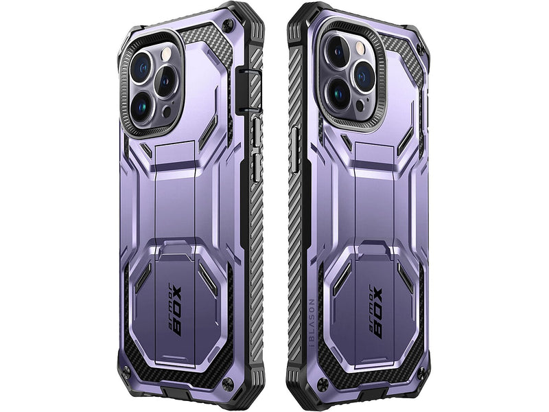 i-Blason Armorbox Metallic Purple Rugged Case for iPhone 14 Pro Max (iPhone2022Pro-6.7-Armorbox-SP-Mauve)