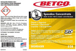 Betco Speedex Concentrate Secondary Label, 24/Pack (5289090)