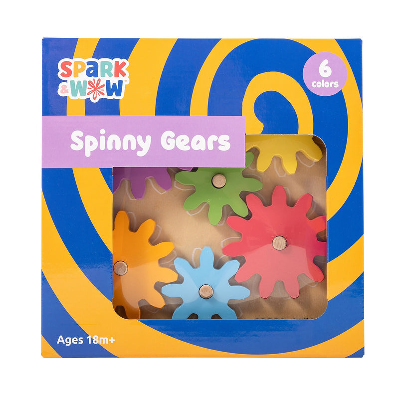 Spark & Wow Spinny Gears, Multicolored, 7 Pieces/Set (CTUSW400029)