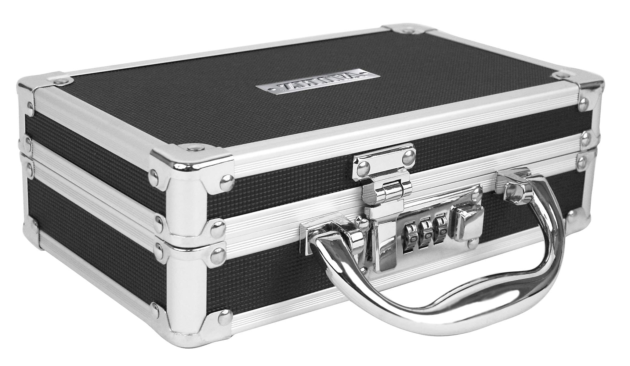 Vaultz Storage Container w/ Combination Lock, Plastic, Black (VZ00361-CAM)