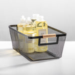 mDesign Steel Organizer, Matte Black (24357W)