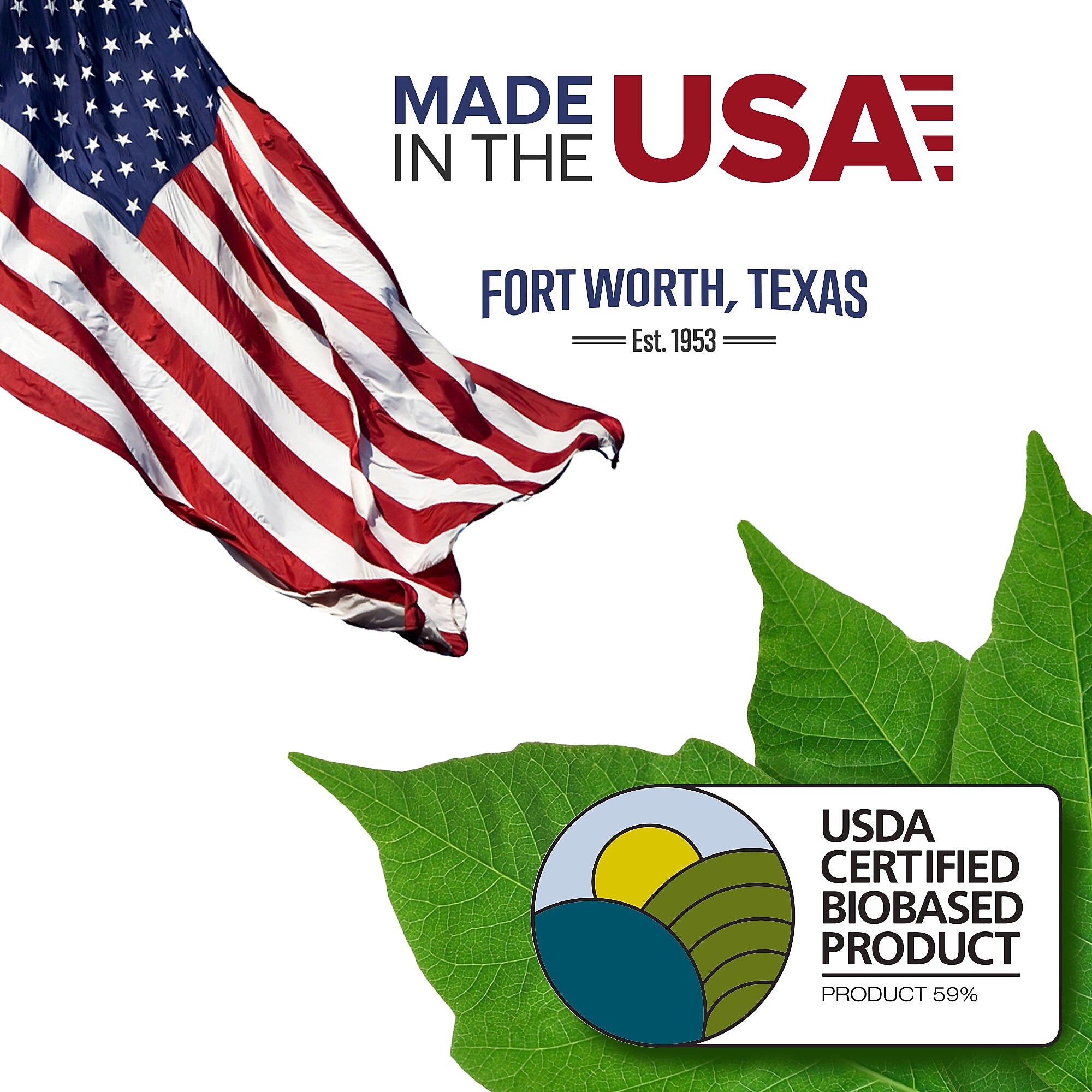 Samsill Earth's Choice Plant-Based 1.5" Durable View Binders, 3-Ring, Made in USA, Assorted Fashion Colors, 4/Pack (MP48659)