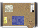 MasterVision Tech Cork Board, 72" x 48", Tan Surface, Silver/Black Aluminum Frame (BVCMVI270501)