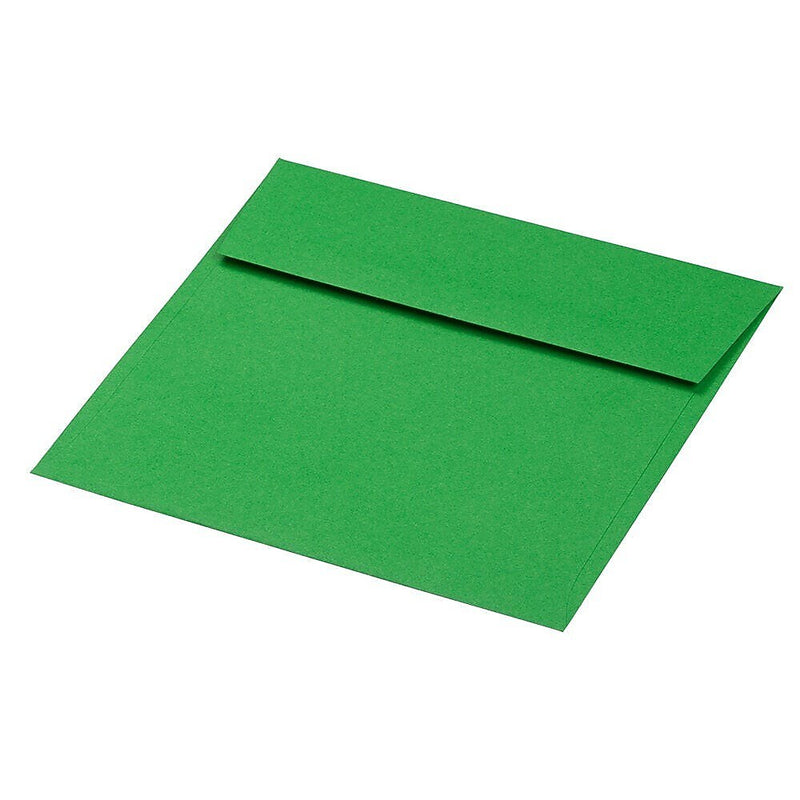JAM Paper A9 Booklet Envelope 5 3/4" x 8 3/4", Green, 100/Pack (98176d)