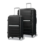 Samsonite Freeform 2-Piece Hardside Luggage Set, 4-Wheeled Spinner, Black (80242-1041)