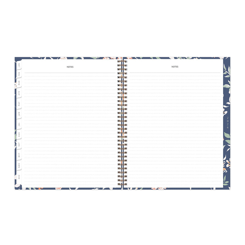 Sustainability Planning Calendar BSS Effie Textured Folded Artcard 8.5x11 RY26 Wkly/Mthly Safety Wirebound -