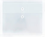 JAM Paper Premium Plastic Filing Envelope, Letter, Clear, 3/Pack (JSF228X3)