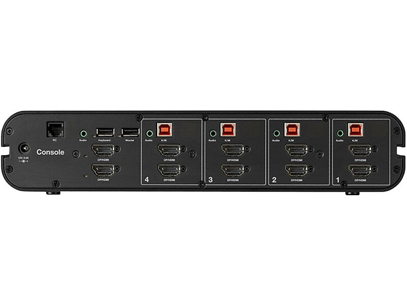 Belkin Universal 2nd Gen F1DN204KVM-UNN4 Secure 4-Port KVM Switch