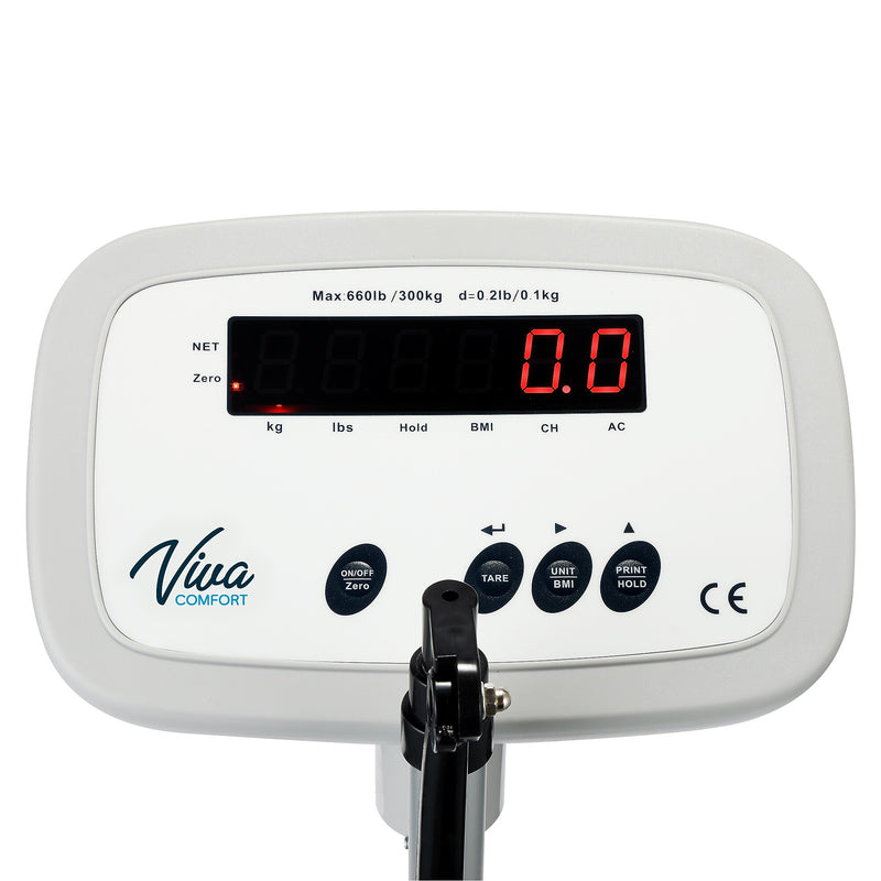 Viva Comfort ADI904-01-MK BMI Scale, White, 660 lbs. Capacity