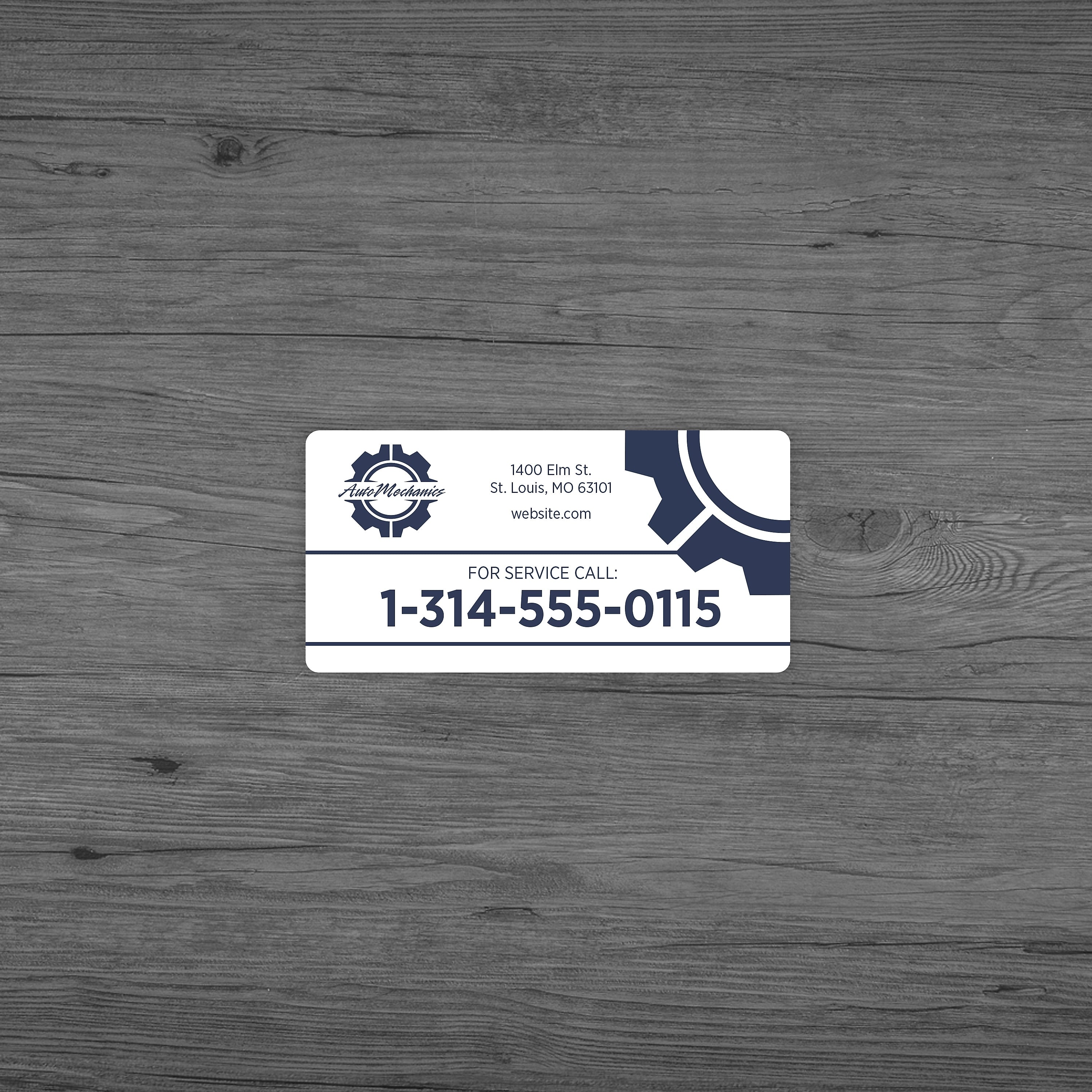 1-Color Advertising Label, Rectangle, 1-1/2" x 3", Qty 3000