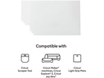 Cricut Die Cutting Printable Waterproof Holographic Sticker Set, Clear (2010350)