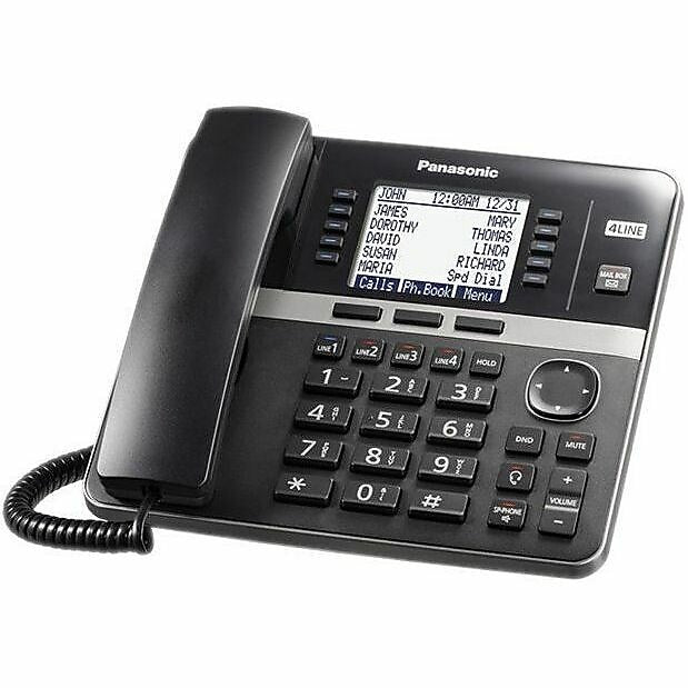 Panasonic KX-TGW420B 4-Line Conference Speaker Phone with Digital Answering