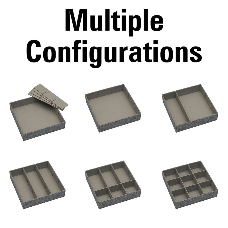 Household Essentials Drawer Organizers, Latte, 3/Pack (754-1)