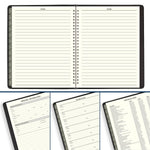 2026 AT-A-GLANCE Recycled 7" x 8.75" Weekly & Monthly Appointment Book, Faux Leather Cover, Black (70-951G-05-26)