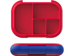 bentgo Chill Kids Bento Box, 4-Compartment, Red/Royal (BGOCHL-R)