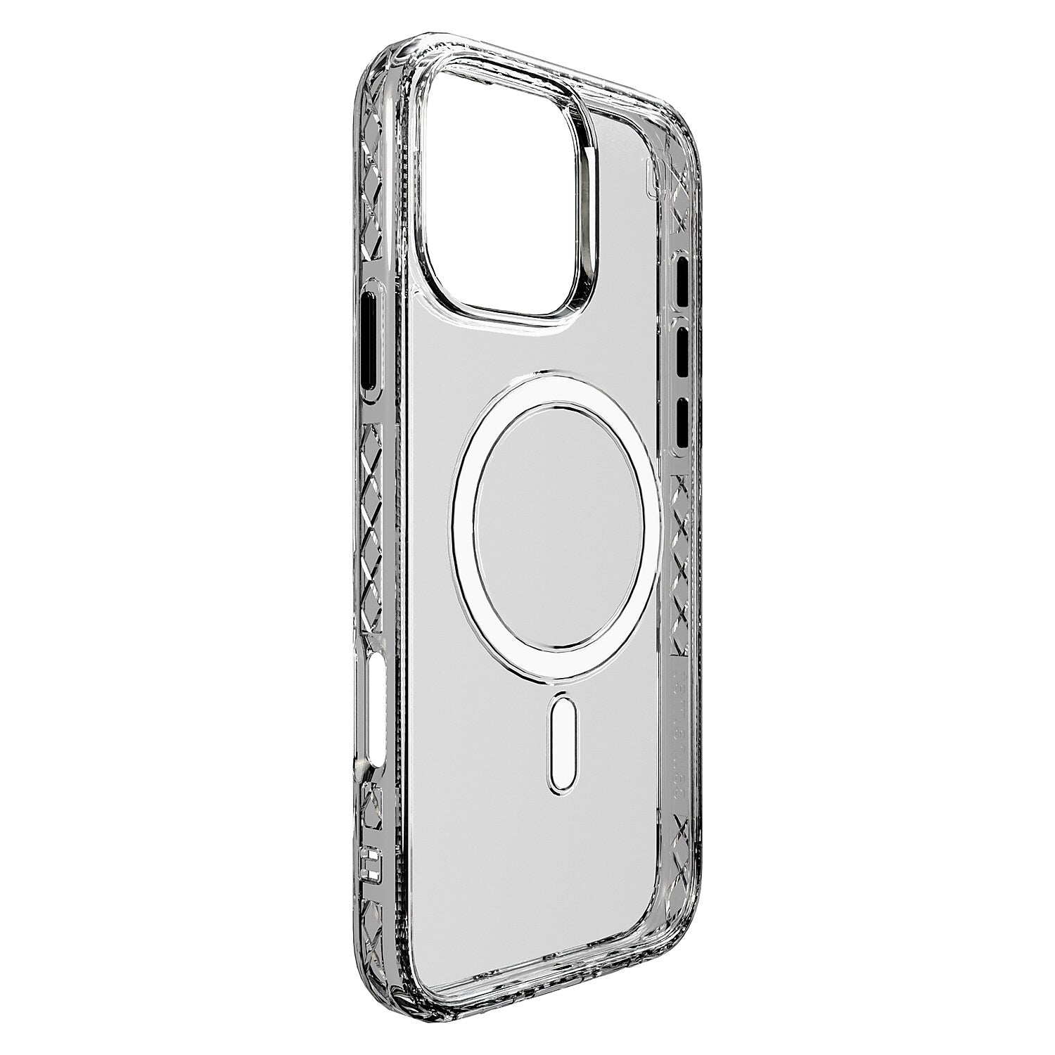 cellhelmet Magnitude Series MagSafe Phone Case for iPhone 16 Pro Max, Shock Absorbing, Crystal Clear (CM-107-CC)
