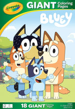Crayola Bluey Giant Coloring Pages, 18 Pages (04-2663)