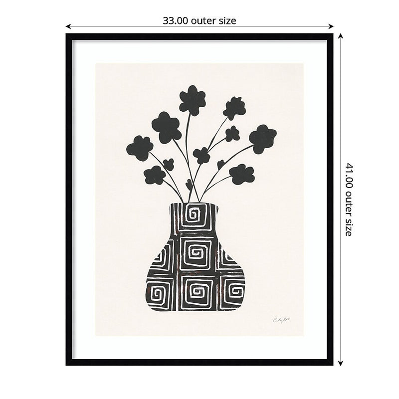 Amanti Art Shadow Vessel II by Courtney Prahl Wood Framed Wall Art Print, 33" x 41" (A42676882194)