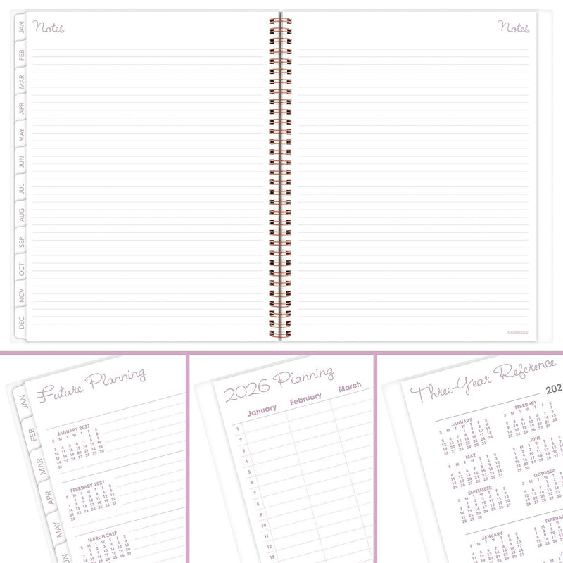 2026 Cambridge Mina 8.5" x 11" Weekly & Monthly Planner, Poly Cover, Multicolor (1134-905-26)