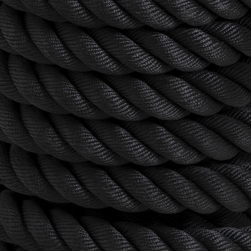 Champion Sports Rhino Poly Training Rope, Black (CHMP282)