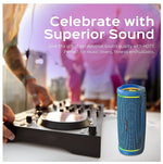 Treblab HD77 Premium Bluetooth Portable Speaker, Waterproof, Blue (HD77BL)