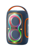 Worryfree Gadgets 50W Wireless Bluetooth Speaker with RGB Lights & Carry Handle, Blue (WH59-BLU)