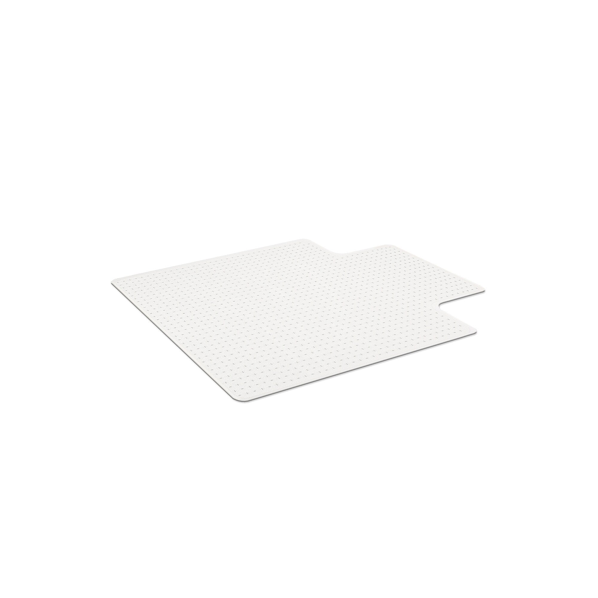ES Robbins EverLife Carpet Chair Mat with Lip, 36" x 48", Designed for Low-Pile Carpet, Clear (128073)