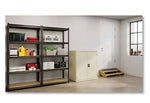 OIF 42"H Steel Storage Cabinet with 3 Shelves, Putty (CM4218PY)