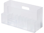 LIKE-IT Stackable Landscape Desktop Organizer Assortment, Translucent White, 3 Pieces (MX9203_9202_9201)