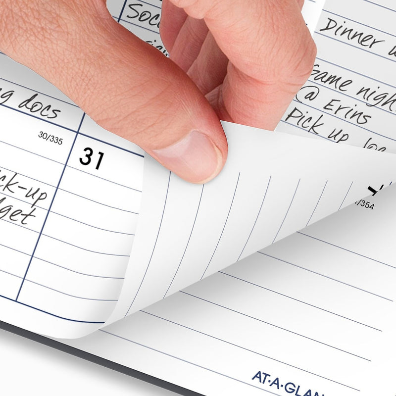 2026 AT-A-GLANCE DayMinder 8.5" x 11" Weekly & Monthly Planner, Poly Cover, Gray (GC545-07-26)