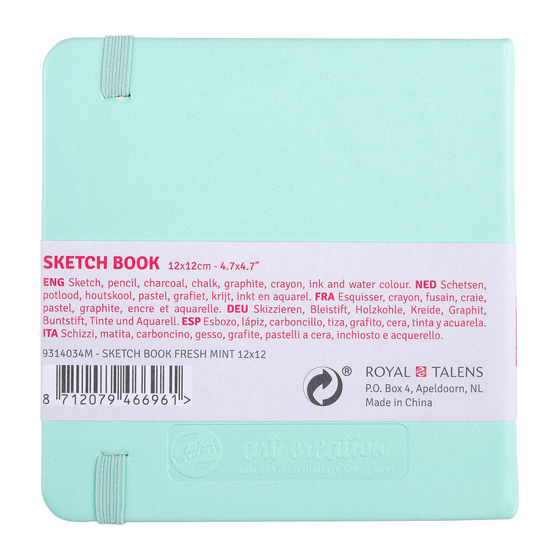 Talens Art Creation 4.7" x 4.7" Sketch Book, 80 Sheets/Book, 5/Bundle (TLN9314034M-5)