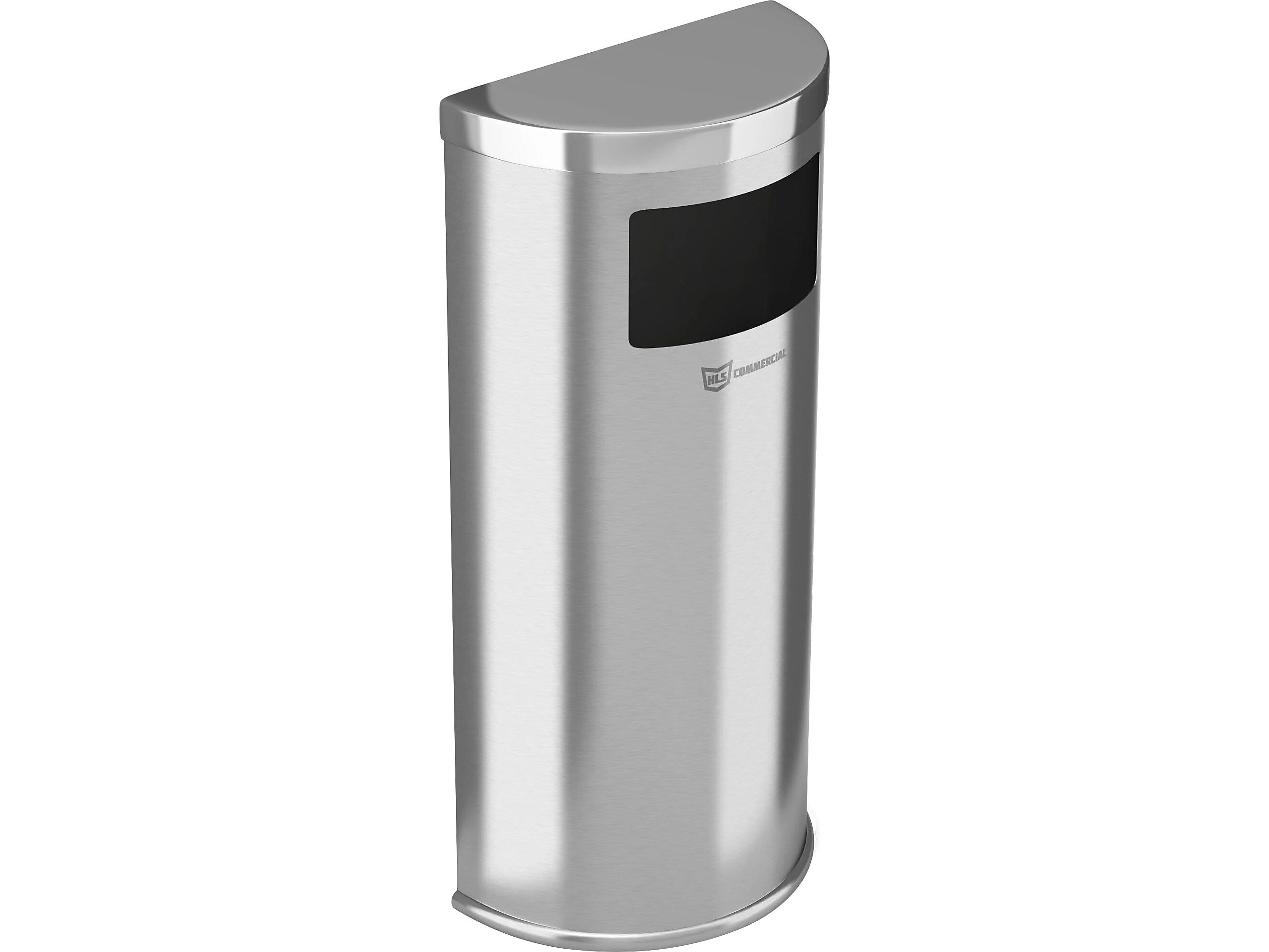 HLS Commercial Stainless Steel Trash Can, 9-Gallon, Silver (HLSC01G09A)