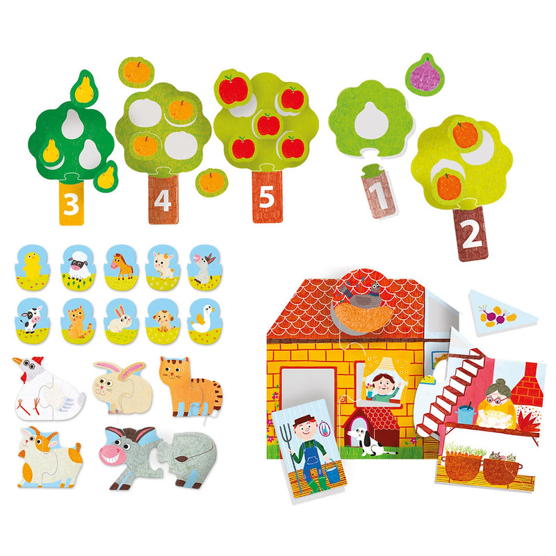 Headu 6 Intelligences Farm Games & Activities (HDUEN54389)