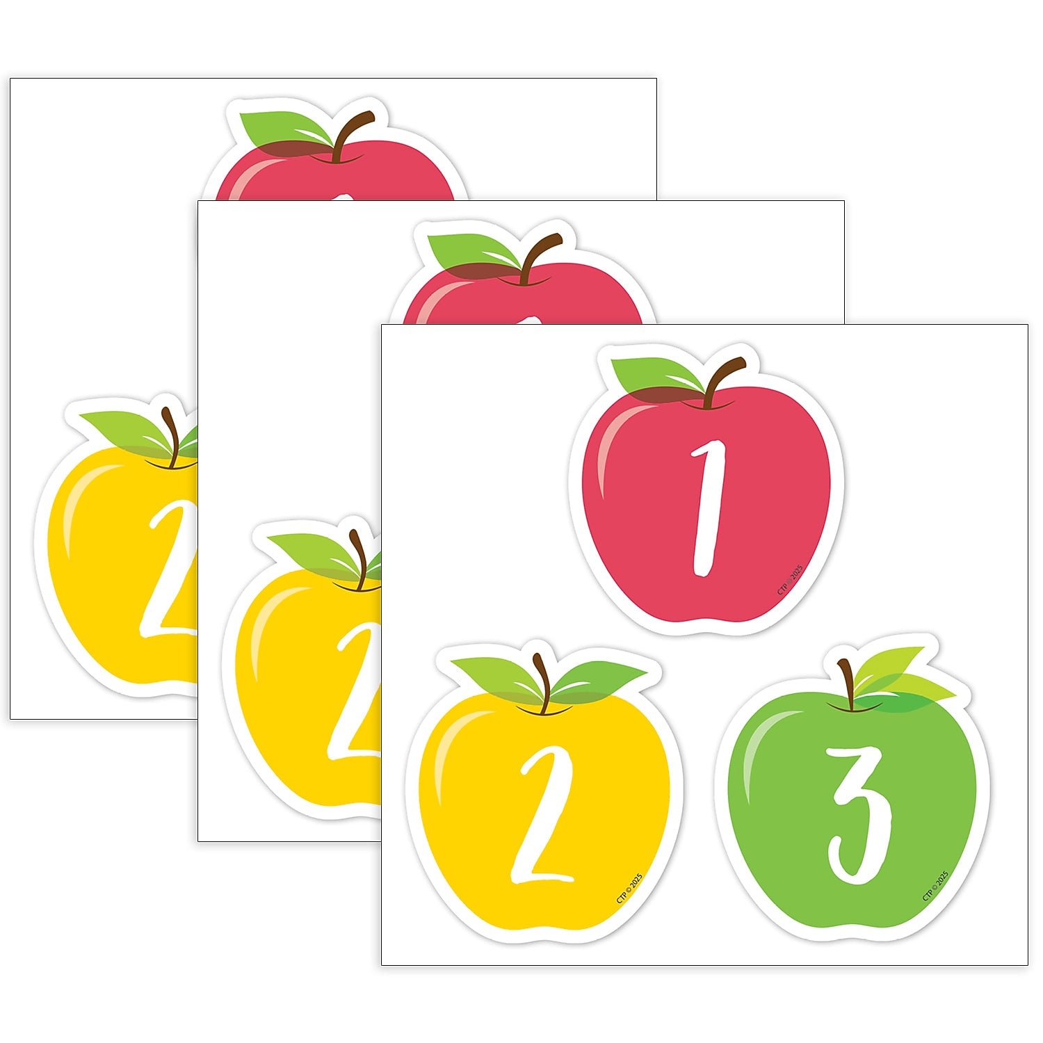 Creative Teaching Press Apple Time Apples Calendar Days, 35/Pack, 3 Packs/Bundle (CTP11026-3)