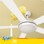 Swiffer 360 Durable Heavy Duty Fiber Dusters with Extendable Handle Kit, White/Yellow, 3/Pack (44750)