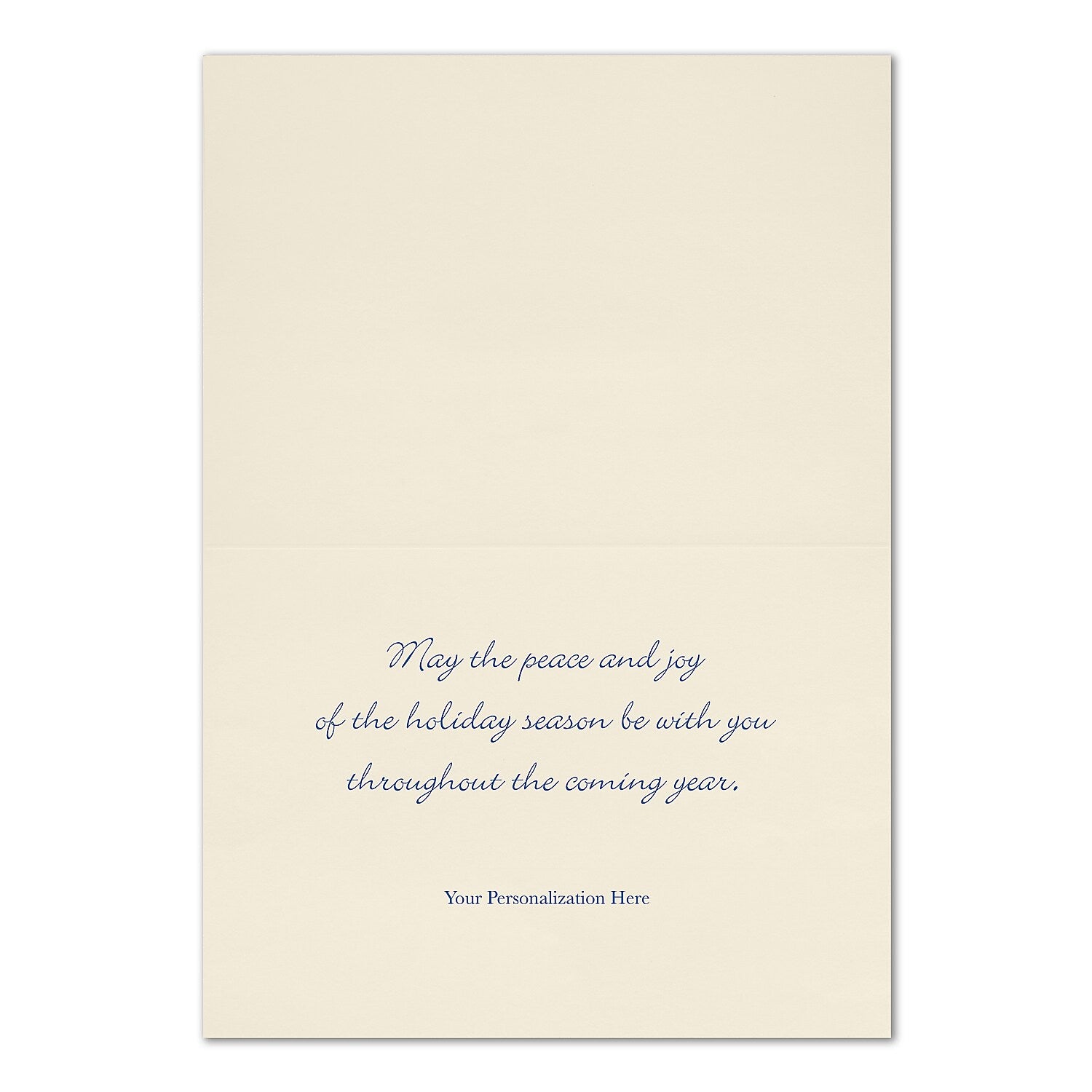 "Ornament Blessings" Holiday Card w/ Silver Lined White Envelope, 250/BX
