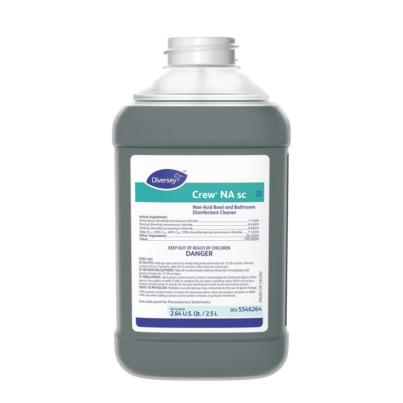 Crew Non Acid SC Disinfectant for Diversey J-Fill, Floral, 2.5 L / 2.64 U.S. Qt., 2/Carton (5546264)