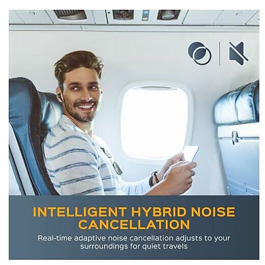 Treblab X9 Pro Wireless Noise Canceling Earbuds, Bluetooth, Black (X9-PRO)