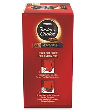 Nescafe Taster's Choice House Blend Coffee Packet, 0.1oz, 6/Box, 12 Boxs/Carton (NES32486)