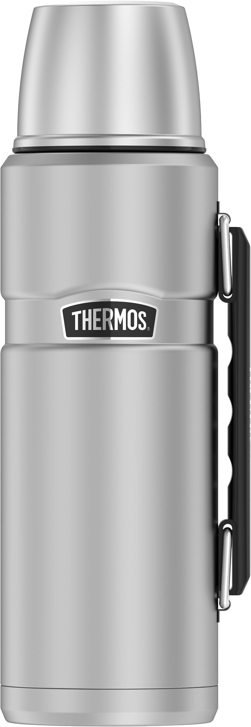 Thermos King Stainless Steel Vacuum Insulated Beverage Bottle, 40 oz., Stainless (EASK2010MSTRI4)