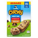 Quaker Chewy Granola Bar Variety Pack, 0.84 oz., 60 Bars/Box (220-00434)