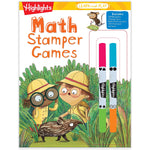 Highlights Learn-and-Play Math Stamper Games Activity Book