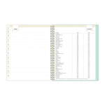 2025-2026 Day Designer for Blue Sky Secret Garden 8.5" x 11" Academic Year Weekly & Monthly Planner, Plastic Cover (137896-A26)