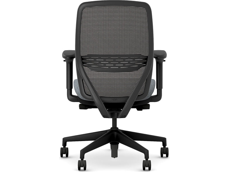 HON Nucleus Fabric/Mesh Swivel Task Chair, Basalt/Black (HNR1KD.Y2.STC.A.H.IM.APX25.BL.SB.T)
